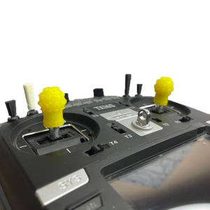 Наконечники для стіків Gimbal ends жовті (стіки для пульта, насадка на стіки FPV RadioMaster, BetaFpv, t-jumper)