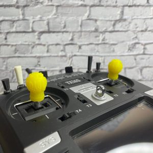 Наконечники для стіків Gimbal ends жовті Nemesis (насадкb на стіки FPV RadioMaster, BetaFpv, t-jumper)